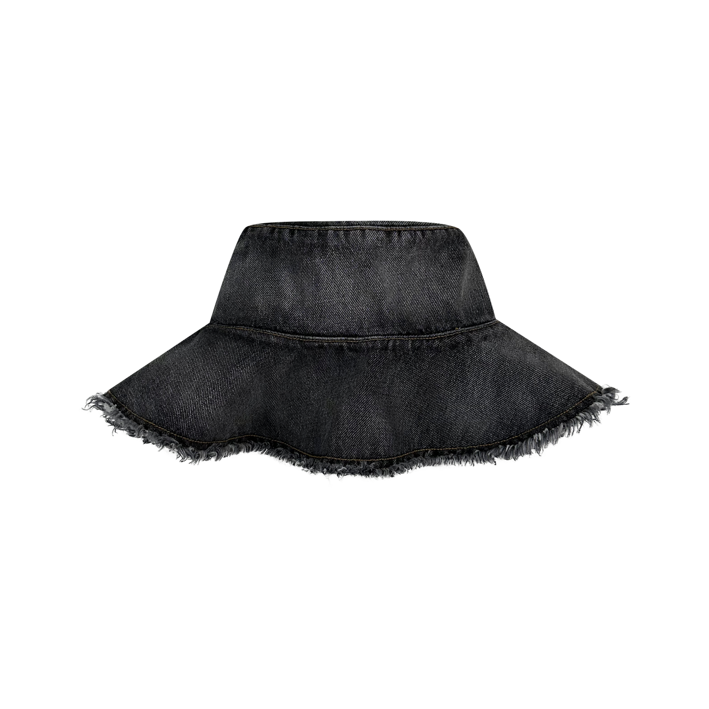 CHARCOAL DENIM BUCKET HAT